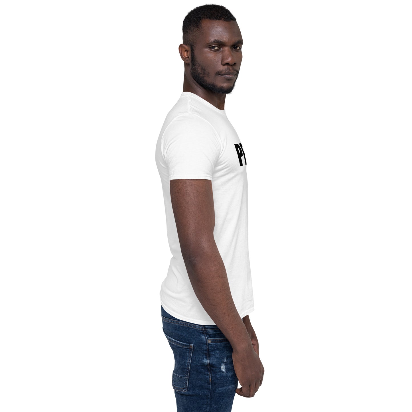 Short-Sleeve Unisex T-Shirt "PERFECT AS YOU ARE" white